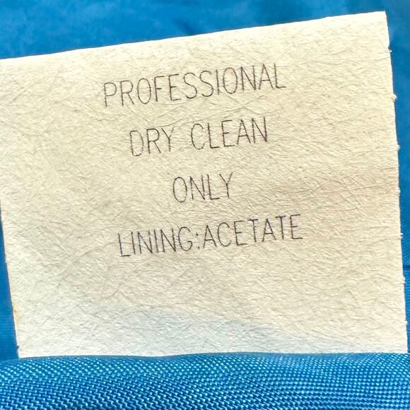 Geometrie Silk Blue Embroidered Mini Dress size 6 Cocktail Wedding Semi Formal - Picture 9 of 16